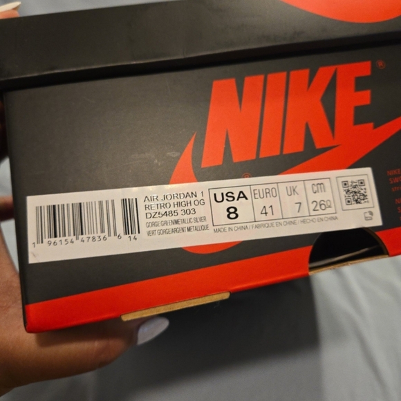 Nike Air Jordan Retro High OG Gorge Green - Picture 8 of 8